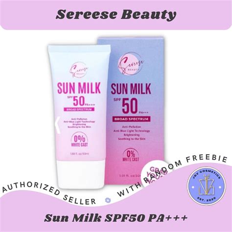Sereese Beauty Sun Milk Spf50 Pa 50ml Shopee Philippines