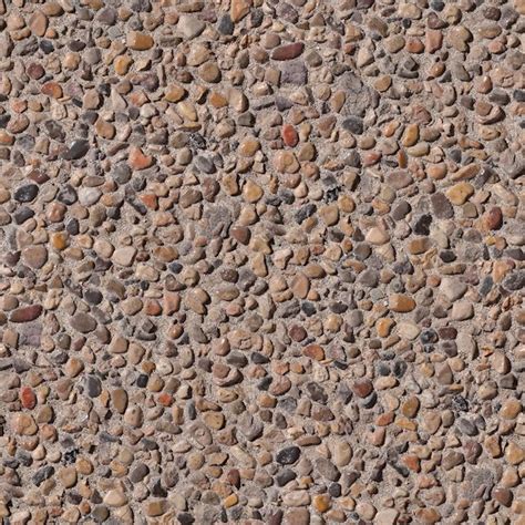 Pebble Stone Floor Seamless Texture Pebble Stone Flooring Concrete