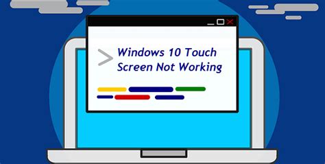 How To Fix Laptop Touch Screen Not Working On Windows 10 Images