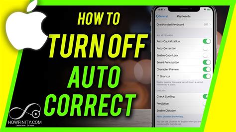 Find the all keyboards section. How to Turn Off Autocorrect on iPhone or iPad - YouTube