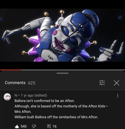 Have You Ever Thought How Weird It Would Be For William To Explain How Ballora Was Designed