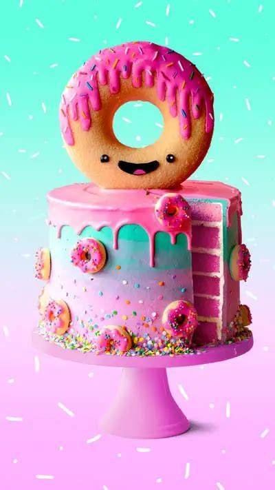 Donut Theme Cake Tutorials How To Make A Donut Cake