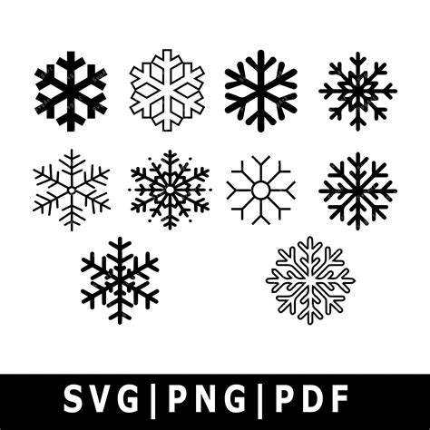 Let It Snow Svg Cut File Bundle For Winter Crafting Fun