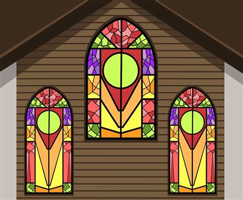 Stained Glass Window Vector Art And Graphics