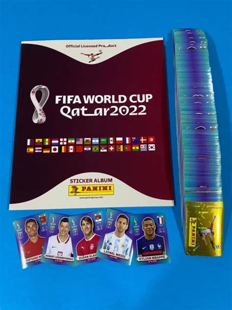 Panini Fifa World Cup Qatar 2022 Album Full Set 670 Stickers Wc Qatar