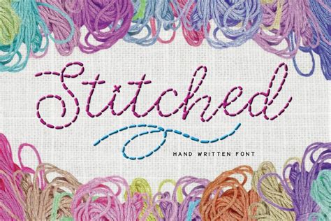 20 Best Embroidery Fonts Design Inspiration 2022