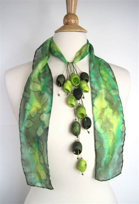 Silk Cocoons Jewelry Statement Necklace Etsy