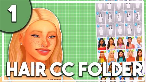 Sims 4 Maxis Match Hair Cc Folderlist Youtube