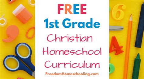 Free 1st Grade Christian Homeschool Curriculum Artofit