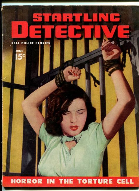Startling Detective 1947 June Bounded Woman On Cover Vg Very Good