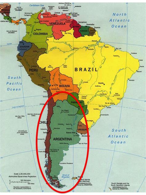 Argentina Us Map