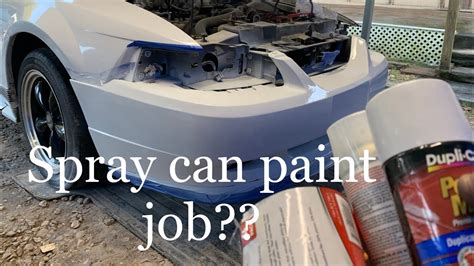 How To Paint Your Car With Spray Cans Youtube