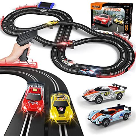 Electric Racing Tracks For Boys And Kids Including 4 Slot Cars 143