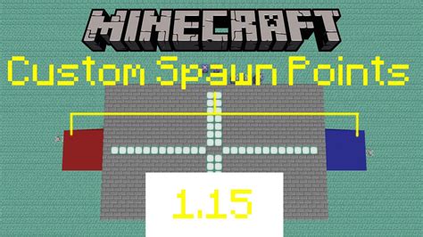 How To Make Custom Spawn Points 117 Minecraft Map Making Tutorial