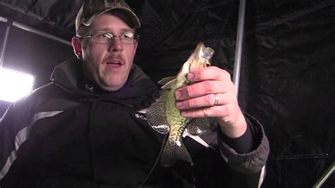 First walleye on the ice. 2013 Michigan Ice Fishing - Crappie - YouTube