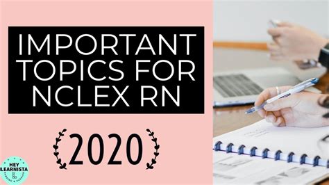 Important Topics Review Before Entering For Nclex Rn Exam Centre Nclex