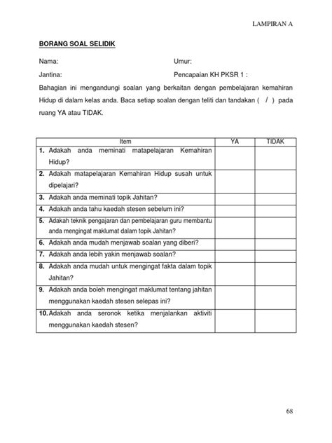 Semoga dengan perkongsian contoh borang soal selidik sejarah pt3 2016 ini sedikit sebanyak dapat membantu para pelajar untuk melakukan soal. Borang Soal Selidik Jenayah