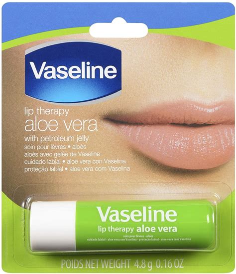 Vaseline Lip Therapy Aloe Fresh 016 Oz Pack Of 2