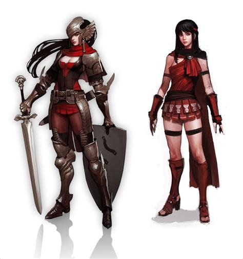 Vindictus Concept Art Concept Art World Female Character Concept