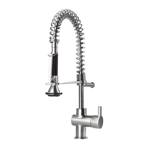 Hot water is released by turning. HJUVIK Kitchen mixer tap/handspray - IKEA