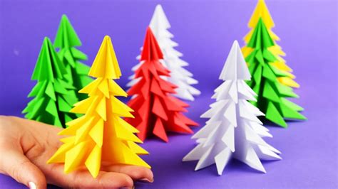 5 Minutes Craft How To Make 3d Paper Christmas Tree Diy Tutorial
