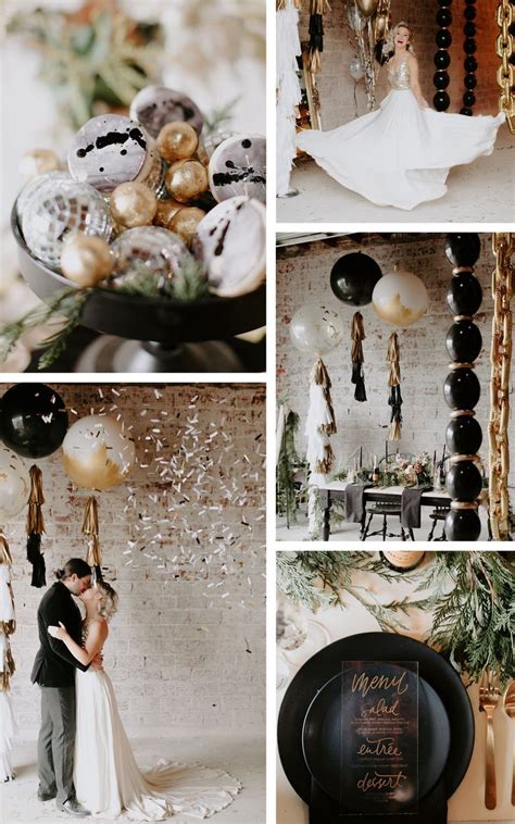 The Most Epic New Years Eve Inspiration Shoot Nye Wedding New Years