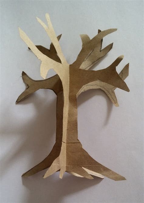 How To Make An Easy Paper Craft Tree Imagine Forest