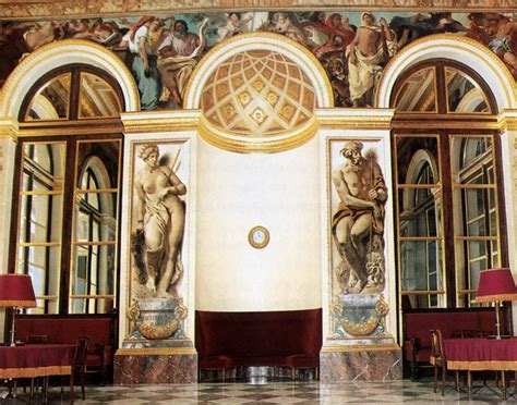 Frescoes On The West Wall Salon Du Roi Palais Bourbon Paris 1837