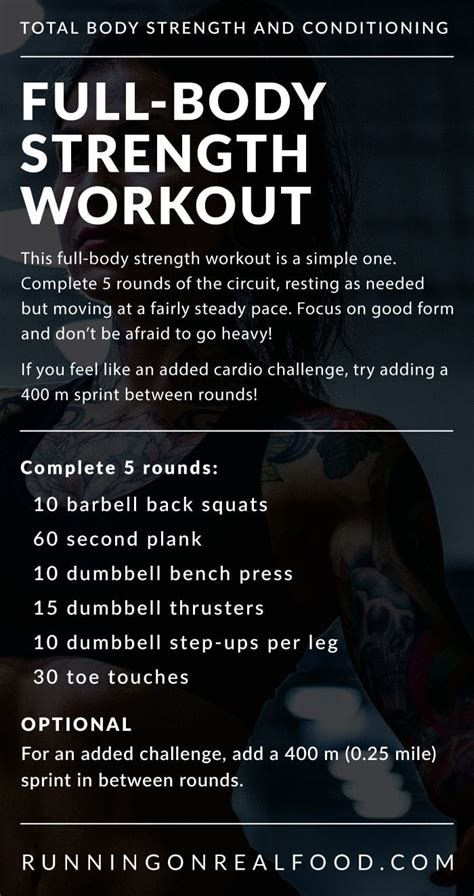 We did not find results for: 5 Rounds Full-Body Strength Workout - Running on Real Food
