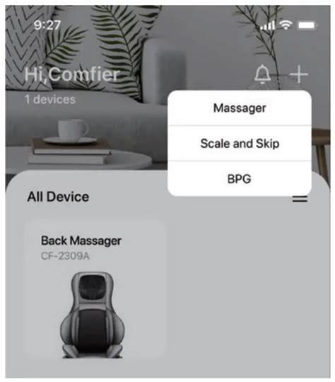 Comfier Cf 2309a App Shiatsu Neck And Back Massager User Manual