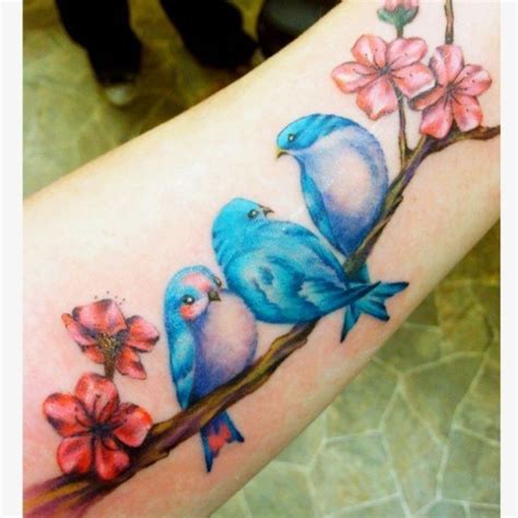 10 Beautiful Coloured Tattoos From Florals To Geometric Shapes