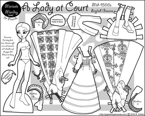 Only ships with $35 orders. A printable paper doll of Turdor era fashion as a coloring ...
