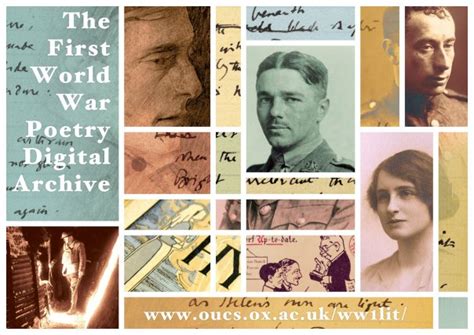 First World War Poetry Digital Archive Diacronie