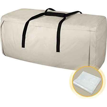 Amazon Com Aurragiy Patio Cushion Storage Bag Extra Large Oxford Fabric Outdoor Cushion Bag