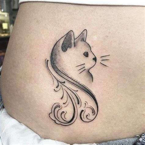 60 Tattoos Perfect For Any Animal Lover Kitten Tattoo Cat Tattoo