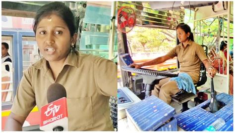 Inspirational First Female Bus Driver Of Coimbatore The Voice Of Sikkim