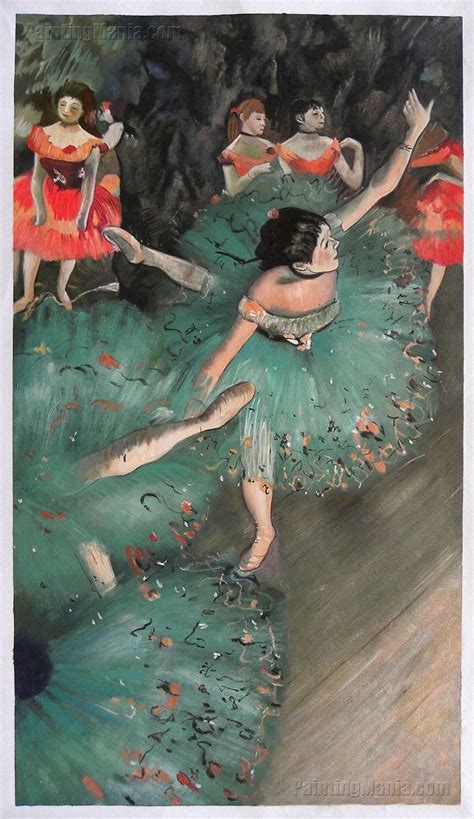 The Green Dancer Edgar Degas Paintings Edgar Degas Dancer Poster Dancers Art