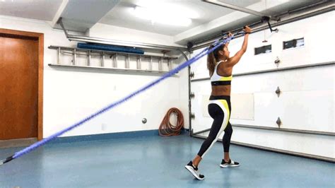 Overhead Triceps Extension Tone It Up Toning Ropes Workout Popsugar