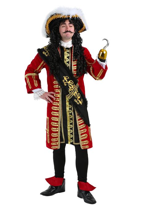 Elite Captain Hook Pirate Adult Costume