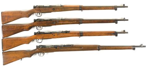 Four Wwii Japanese Type 99 Rifles