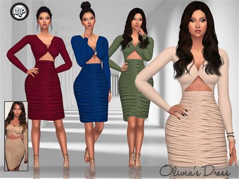 Mp Olivias Dress At Btb Sims Martyp Sims 4 Updates