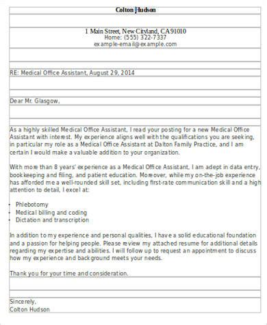 Office assistant cover letter writing. FREE 7+ Sample Office Assistant Cover Letter Templates in ...