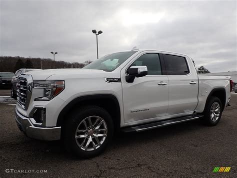 2020 White Frost Tricoat Gmc Sierra 1500 Slt Crew Cab 4wd 136900363