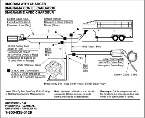 Wiring is subject to safety standards for design and installation. Trailer Brake Away Wiring Diagram | Trailer Wiring Diagram
