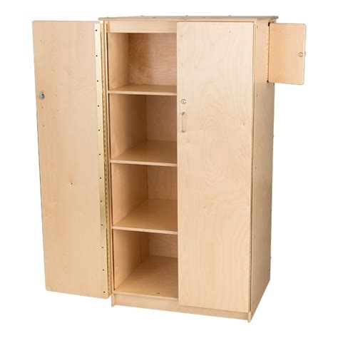 Sprogs Teachers Wooden Locking Cabinet Assembled At School Outfitters