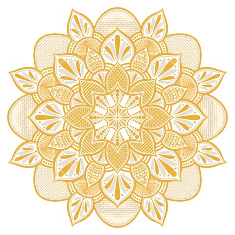 Golden Luxury Islamic Mandala Ornament Mandala Islamic Ornament Png