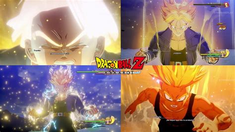 Todas Las Transformaciones De Trunks En Dragon Ball Z Kakarot Youtube