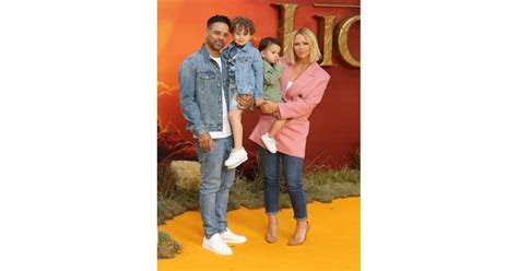 Pictured Justin Scott And Kimberley Walsh At The Lion King Premiere
