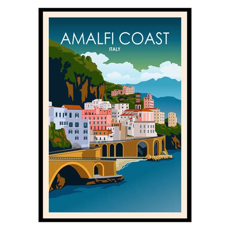Amalfi Coast Italy Poster Buy Posters And Art Prints At