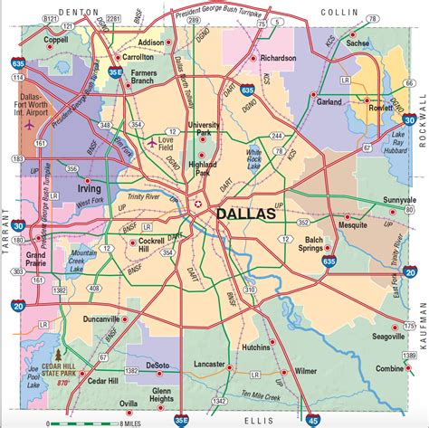 Dallas Tx County Map Jenn Robena